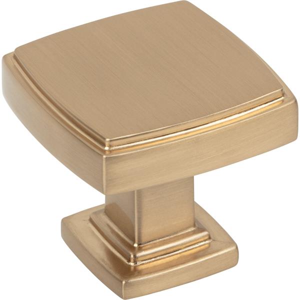 Jeffrey Alexander - 1-1/4 Inch Overall Length Square Renzo Cabinet Knob