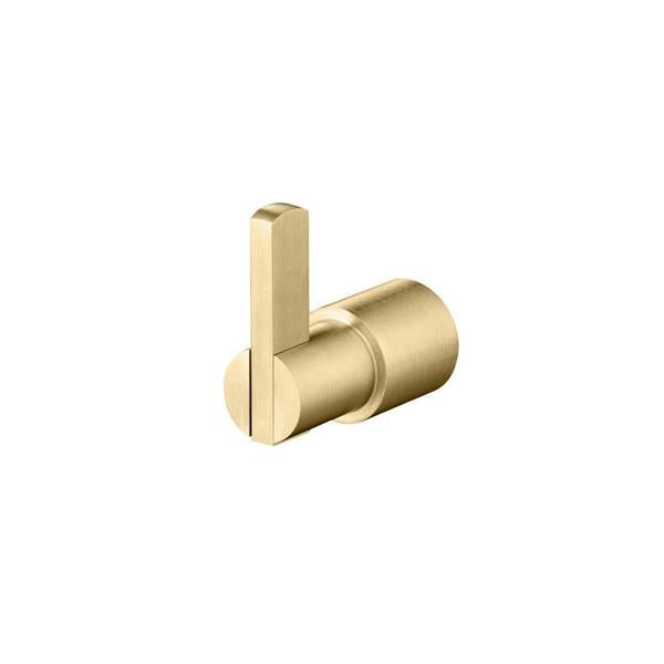 Flusso - Brass Bathroom Towel / Robe Hook