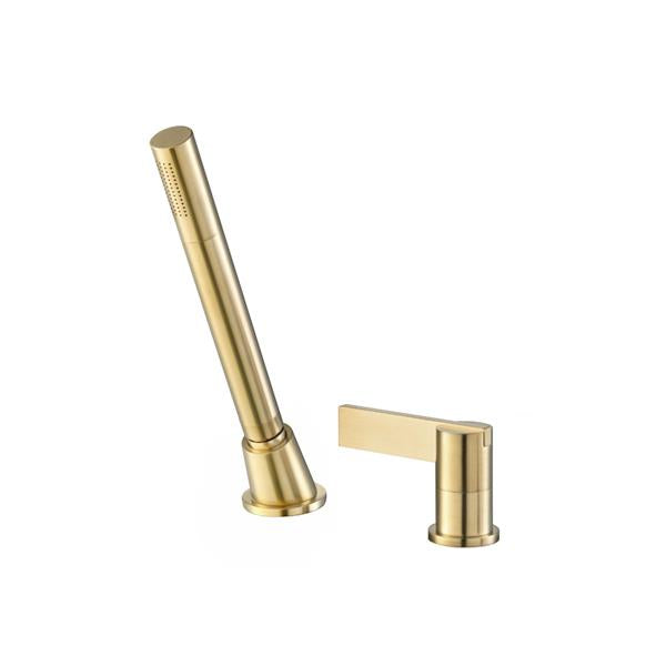 Flusso - Deck Diverter With Holder & Hose