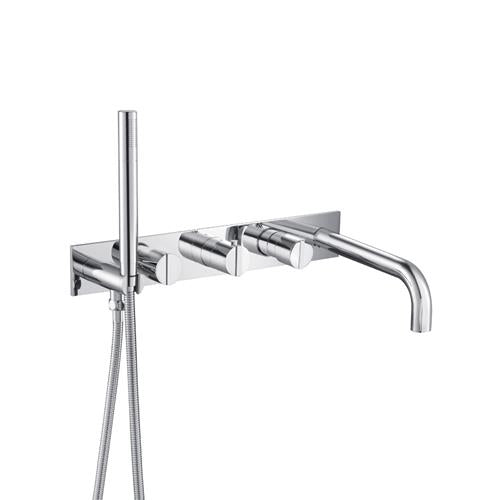 Isenberg - Wall Mount Tub Filler With Hand Shower