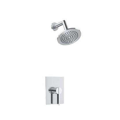 Flusso - Single Output Shower Set With Brass Shower Head & Arm