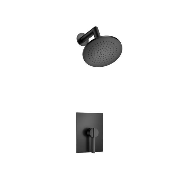 Flusso - Single Output Shower Set With Brass Shower Head & Arm