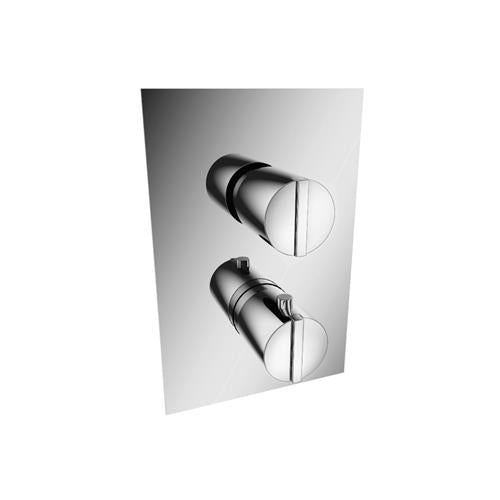 Flusso - 3/4 Inch Thermostatic Shower Valve & Trim - 1 Output