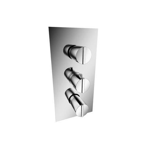 Flusso - Thermostatic Trim Set - Chrome