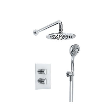 Flusso - Two Output Shower Set With Shower Head And Hand Held