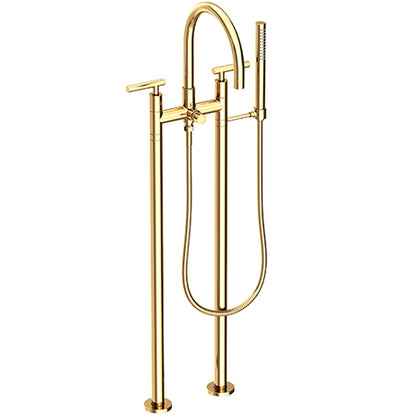 Newport Brass - East Linear Exposed Tub & Hand Shower Set w/Risers
