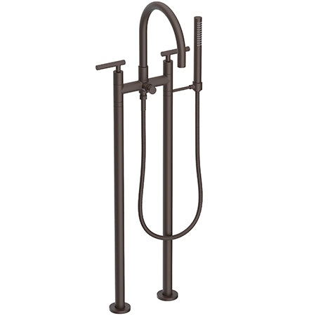 Newport Brass - East Linear Exposed Tub & Hand Shower Set w/Risers