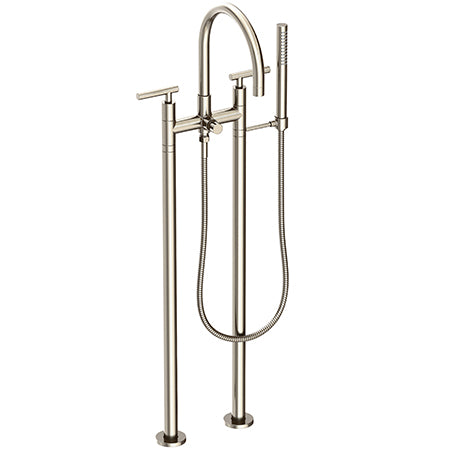 Newport Brass - East Linear Exposed Tub & Hand Shower Set w/Risers