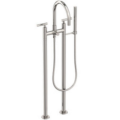 Newport Brass - East Linear Exposed Tub & Hand Shower Set w/Risers