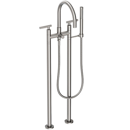 Newport Brass - East Linear Exposed Tub & Hand Shower Set w/Risers