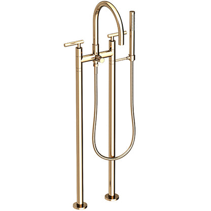 Newport Brass - East Linear Exposed Tub & Hand Shower Set w/Risers