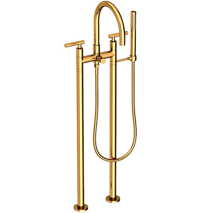 Newport Brass - East Linear Exposed Tub & Hand Shower Set w/Risers