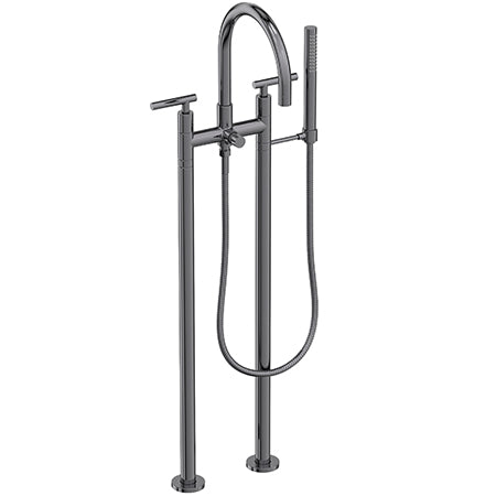 Newport Brass - East Linear Exposed Tub & Hand Shower Set w/Risers