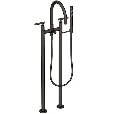 Newport Brass - East Linear Exposed Tub & Hand Shower Set w/Risers