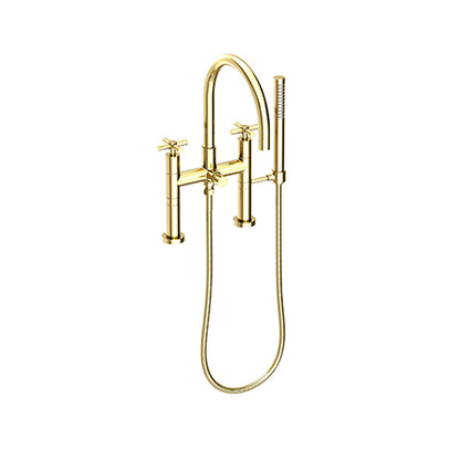 Newport Brass - Exposed Tub & Hand Shower Set - Deck Mount