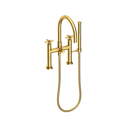 Newport Brass - Exposed Tub & Hand Shower Set - Deck Mount