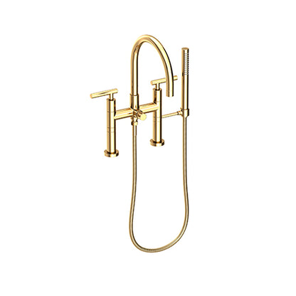 Newport Brass - Exposed Tub & Hand Shower Set - Deck Mount