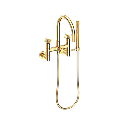 Newport Brass - Exposed Tub & Hand Shower Set - Wall Mount