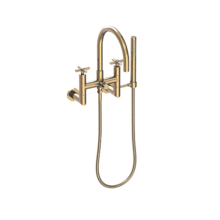 Newport Brass - Exposed Tub & Hand Shower Set - Wall Mount
