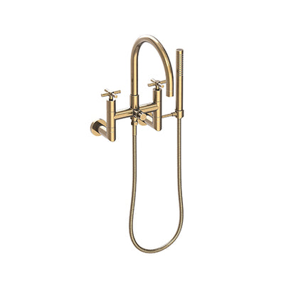 Newport Brass - Exposed Tub & Hand Shower Set - Wall Mount
