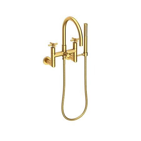 Newport Brass - Exposed Tub & Hand Shower Set - Wall Mount