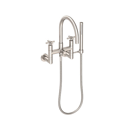 Newport Brass - Exposed Tub & Hand Shower Set - Wall Mount