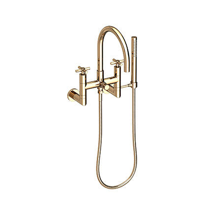 Newport Brass - Exposed Tub & Hand Shower Set - Wall Mount