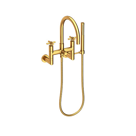 Newport Brass - Exposed Tub & Hand Shower Set - Wall Mount