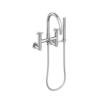 Newport Brass - Exposed Tub & Hand Shower Set - Wall Mount