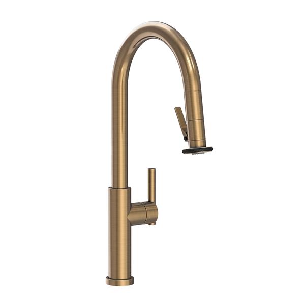 Newport Brass - East Linear Pull-Down Kitchen Faucet - Trigger Spray