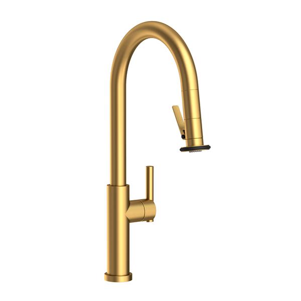 Newport Brass - East Linear Pull-Down Kitchen Faucet - Trigger Spray