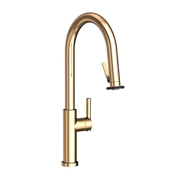 Newport Brass - East Linear Pull-Down Kitchen Faucet - Trigger Spray