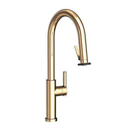 Newport Brass - East Linear Pull-Down Kitchen Faucet - Trigger Spray