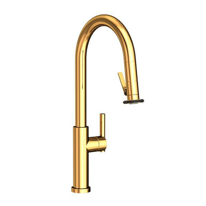 Newport Brass - East Linear Pull-Down Kitchen Faucet - Trigger Spray