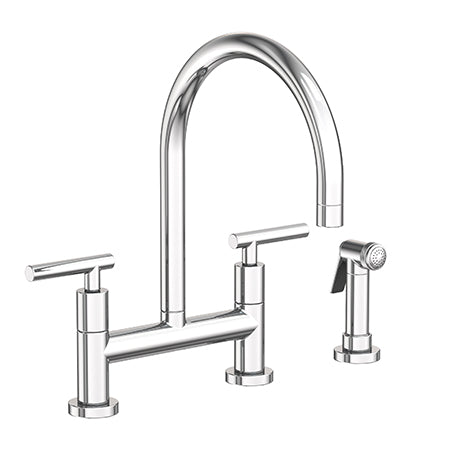 Newport Brass - Kitchen Bridge Faucet With Side Spray