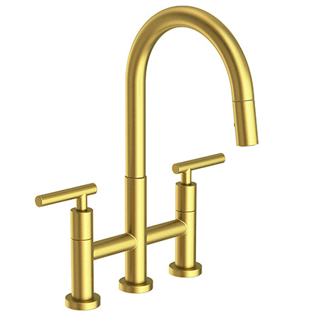Newport Brass - East Linear Kitchen Bridge Pull-Down Faucet