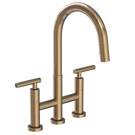 Newport Brass - East Linear Kitchen Bridge Pull-Down Faucet