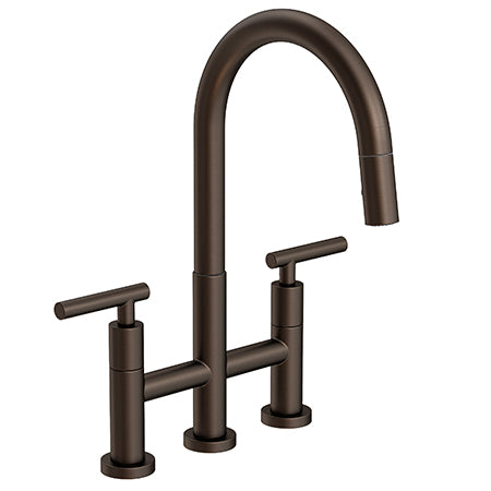 Newport Brass - East Linear Kitchen Bridge Pull-Down Faucet