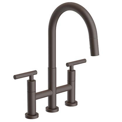 Newport Brass - East Linear Kitchen Bridge Pull-Down Faucet