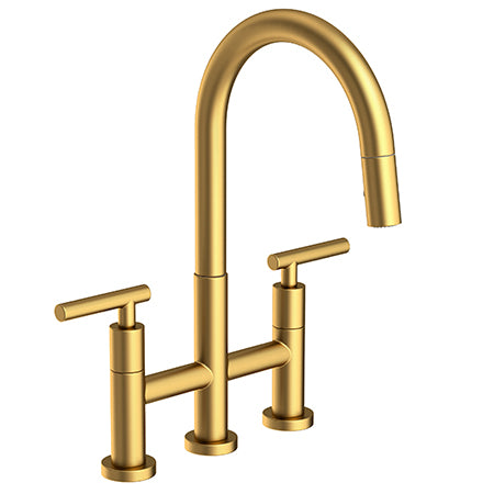 Newport Brass - East Linear Kitchen Bridge Pull-Down Faucet