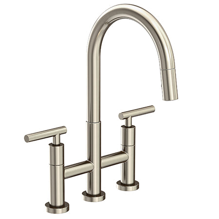 Newport Brass - East Linear Kitchen Bridge Pull-Down Faucet