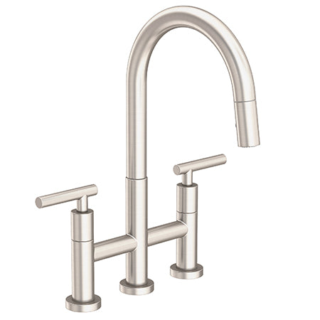 Newport Brass - East Linear Kitchen Bridge Pull-Down Faucet
