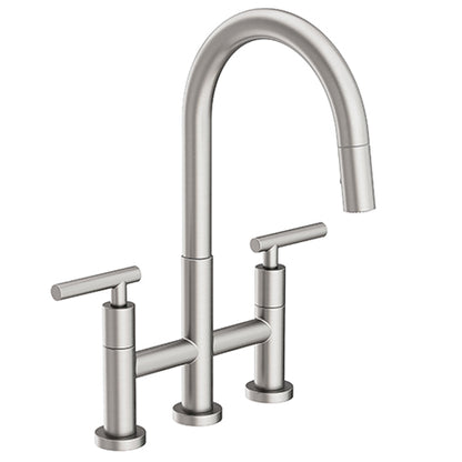 Newport Brass - East Linear Kitchen Bridge Pull-Down Faucet