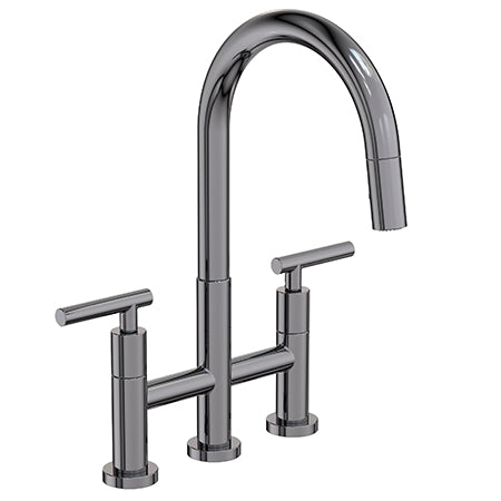 Newport Brass - East Linear Kitchen Bridge Pull-Down Faucet