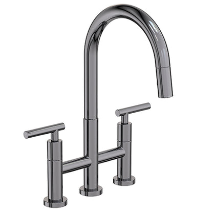 Newport Brass - East Linear Kitchen Bridge Pull-Down Faucet