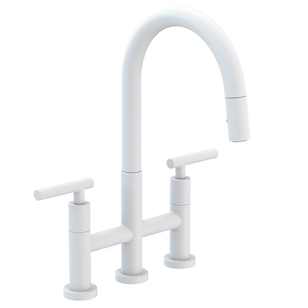 Newport Brass - East Linear Kitchen Bridge Pull-Down Faucet