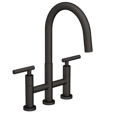 Newport Brass - East Linear Kitchen Bridge Pull-Down Faucet