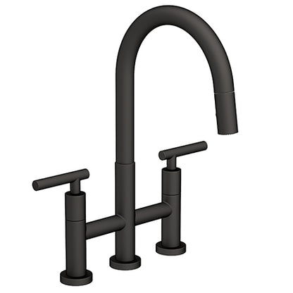 Newport Brass - East Linear Kitchen Bridge Pull-Down Faucet