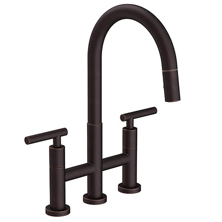 Newport Brass - East Linear Kitchen Bridge Pull-Down Faucet