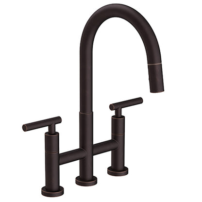 Newport Brass - East Linear Kitchen Bridge Pull-Down Faucet